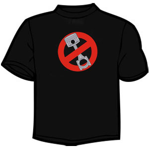 No Piston T-Shirt - Black