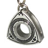 Rotor Keychain - Satin Silver