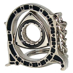 Rotor Housing Keychain - Nickel Plated