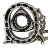 Rotor Housing Keychain - Satin Silver