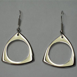 Rotor Earring - Hoop - Nickel Plated