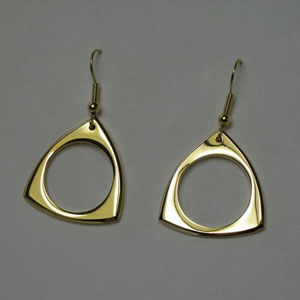 Rotor Earring - Hoop - Canary Gold
