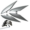 RX-8 Fender Strakes - Sunlight Silver Metallic