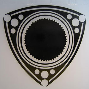 Rotor Decal - Black