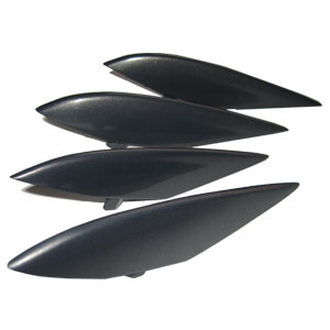 RX-8 Fender Strakes - Galaxy Gray Mica