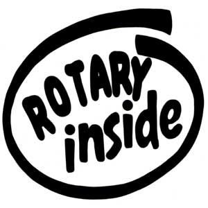 Rotary Inside Decal - Black
