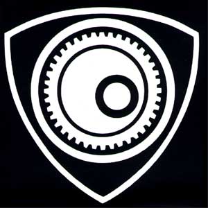 Rotor Decal - 40th Logo - White