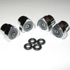 Rotor Shape Valve Caps - 40th Logo