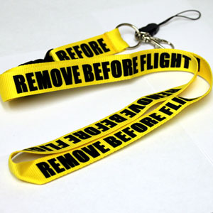 Remove Before Flight - Lanyard - Yellow