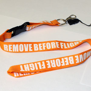 Remove Before Flight - Lanyard - Orange