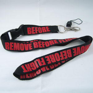 Remove Before Flight - Lanyard - Black/Red