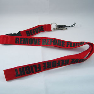 Remove Before Flight - Lanyard - Red/Black