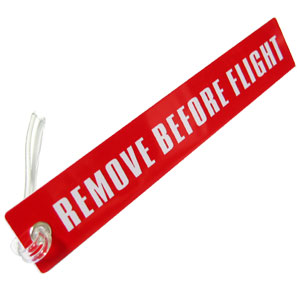 Remove Before Flight - Luggage Tag