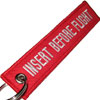 Insert Before Flight Keychain