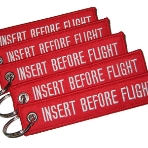 Insert Before Flight Keychain - 5pcs
