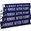 Remove After Flight Keychain - 5pcs - Blue