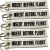 Insert Before Flight Keychain - 5pcs - White