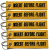 Insert Before Flight Keychain - 5pcs - Yellow