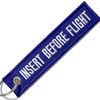Insert Before Flight Keychain - Blue