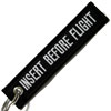 Insert Before Flight Keychain - Black
