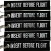 Insert Before Flight Keychain - 5pcs - Black