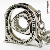 Spinning Rotor Keychain - Nickel Plated