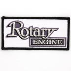 Rotary Engine Patch - White