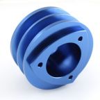 Aluminum Rotor Alternator Pulley - Anodized Blue