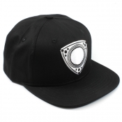 Rotor Logo - Black Baseball Cap - Flat Brim