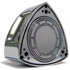 Aluminum Rotor Oil Cap - Chrome/Black