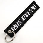 Remove Before Flight Keychain - Black