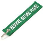 Remove Before Flight Keychain - Green