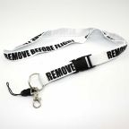 Remove Before Flight - Lanyard - White
