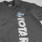 Old School ROTARY M TShirt - Heather Gray