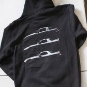 7HEAVEN - RX7 Generations Black Hoodie
