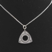 Rotor Necklace - Satin Silver