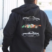 Rotary Legends - Zip Hoodie - Black