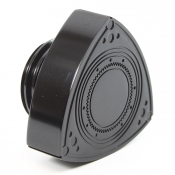 Aluminum Rotor Oil Cap - Anodized Black - 55mm