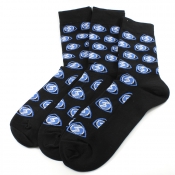 Old School M Rotor Socks - 3pk Dress Length
